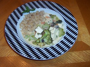 Yellow Curried Tofu